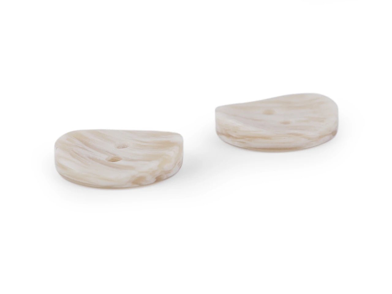 Plastmasas pogas ar 2 caurumiem | dažādi izmēri 15,5; 17,8; 20 mm