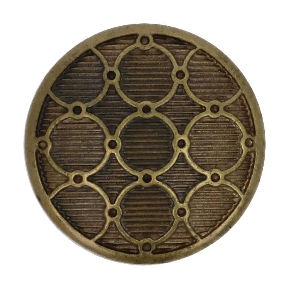 Attēls ar Pogas uz kājiņas 15 mm - zeltaina – pieejams Šarlotes audumi