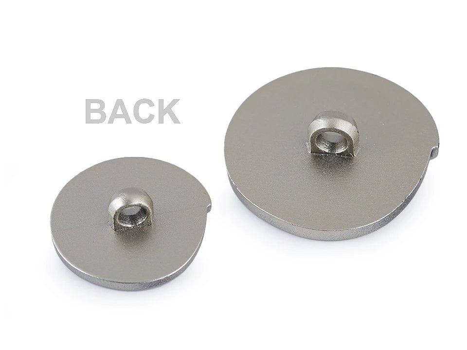 Pogas uz kājiņas 30 mm - melnas