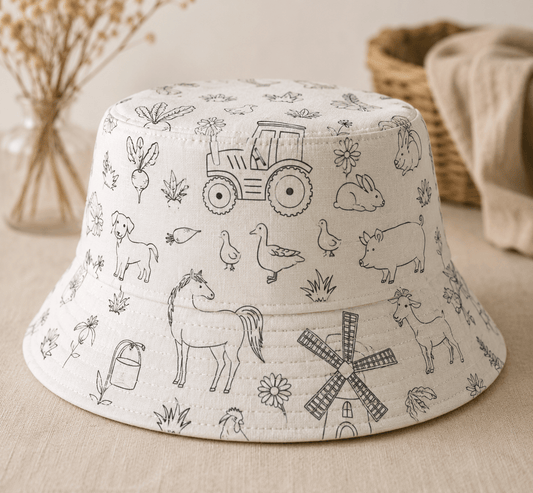 Image with Premium 100% cotton fabric COLOR YOURSELF - farmhouse 115 g/m² – available at Charlotte's Fabrics