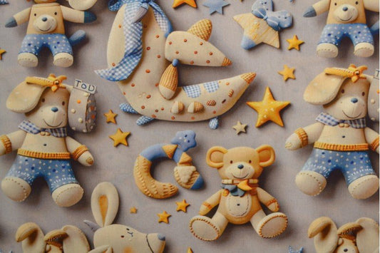 Premium 100% kokvilnas audums - mīkstās mantiņas 110 g/m²