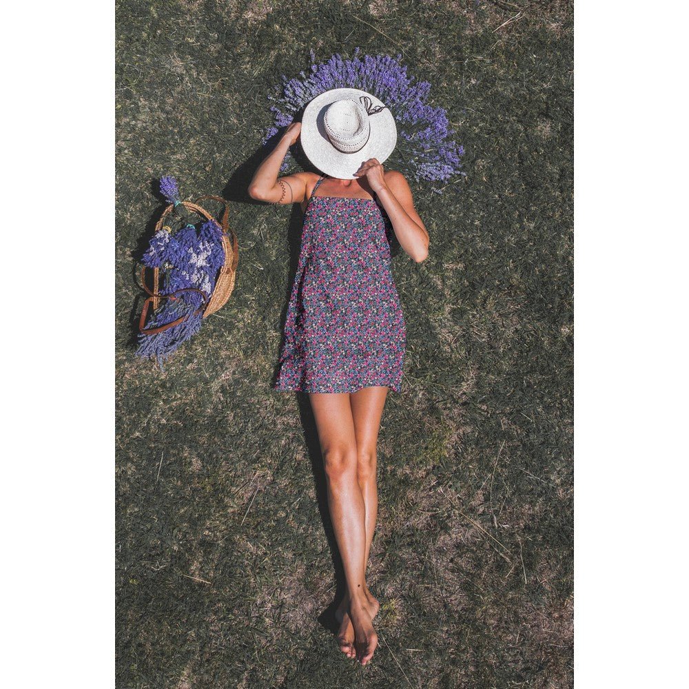 Premium 100% kokvilnas audums - miljons ziedu 115 g/m²