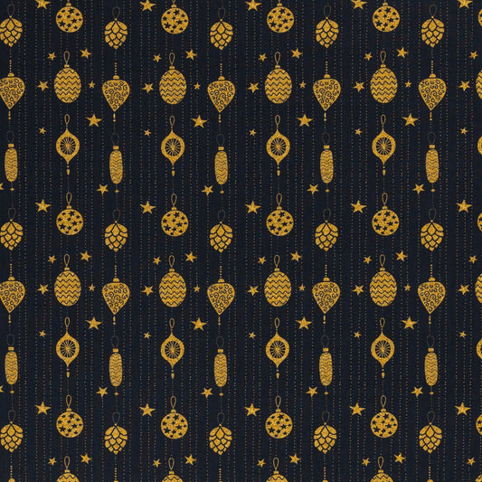 Premium 100% kokvilnas audums - ziemassvētku raksts 115 g/m²