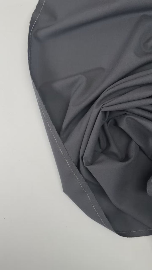 Paskutinis gabalėlis - Vilnos audinys - pilkas 200 g/m² - 50 cm