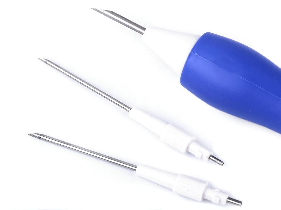 Punch Needle izšūšanas komplekts | 3 dažāda izmēra adatas | Garums 13 cm