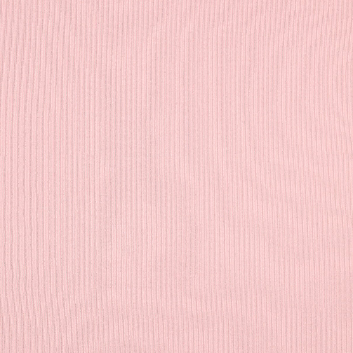 Rievotā kokvilnas trikotāža (RIB JERSEY) - rožu tonis 240 g/m²