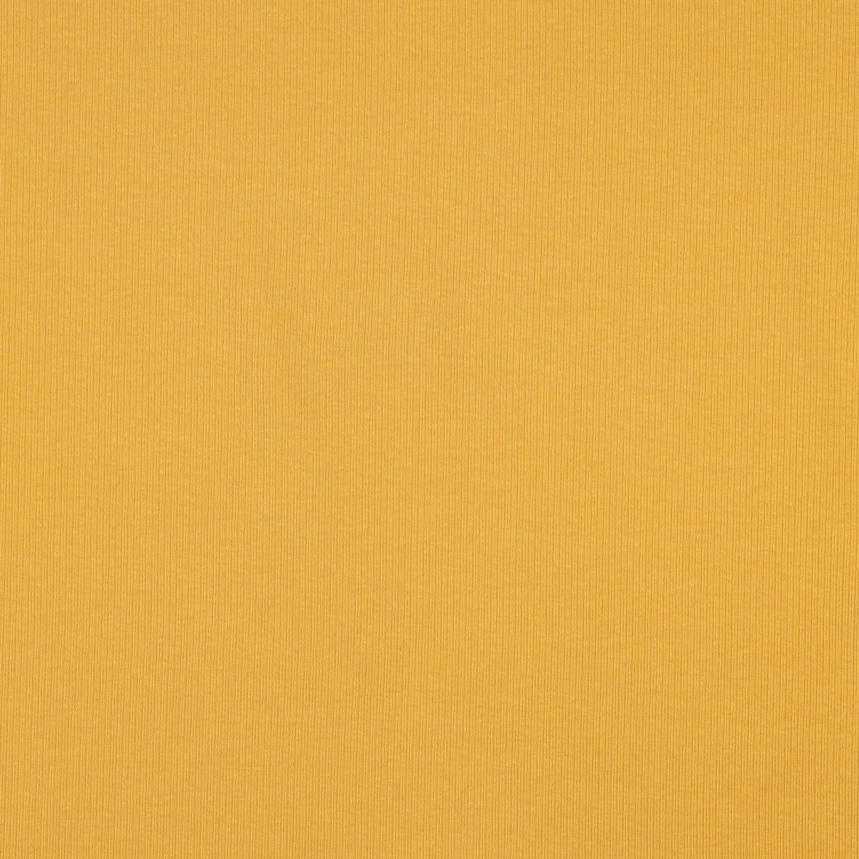 Rievotā kokvilnas trikotāža (RIB JERSEY) - sinepju dzeltens 240 g/m²