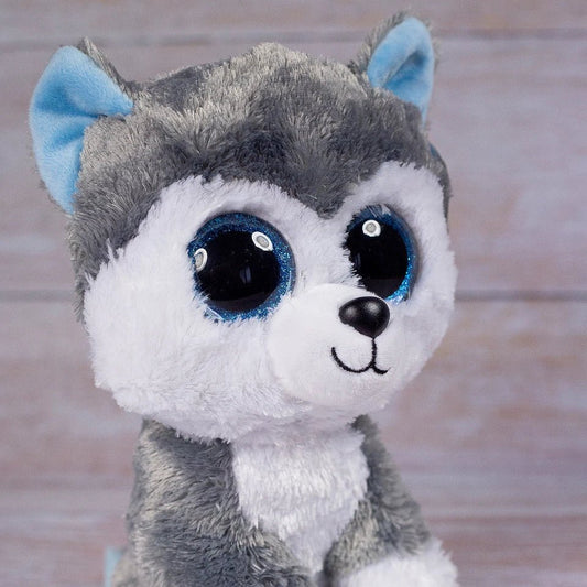 Toy eyes Ø40 mm with glitter (2 pairs per pack) – available at Šarlotes audumi