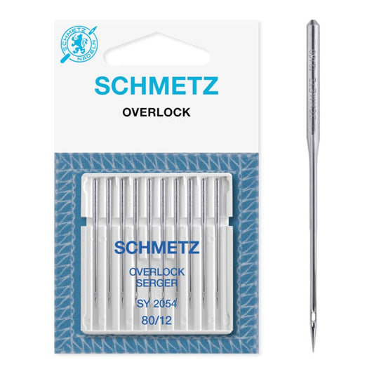 Attēls ar SCHMETZ Overloka adatas universālās SY 2054 - Nr.80 (10gab.) – pieejams Šarlotes audumi