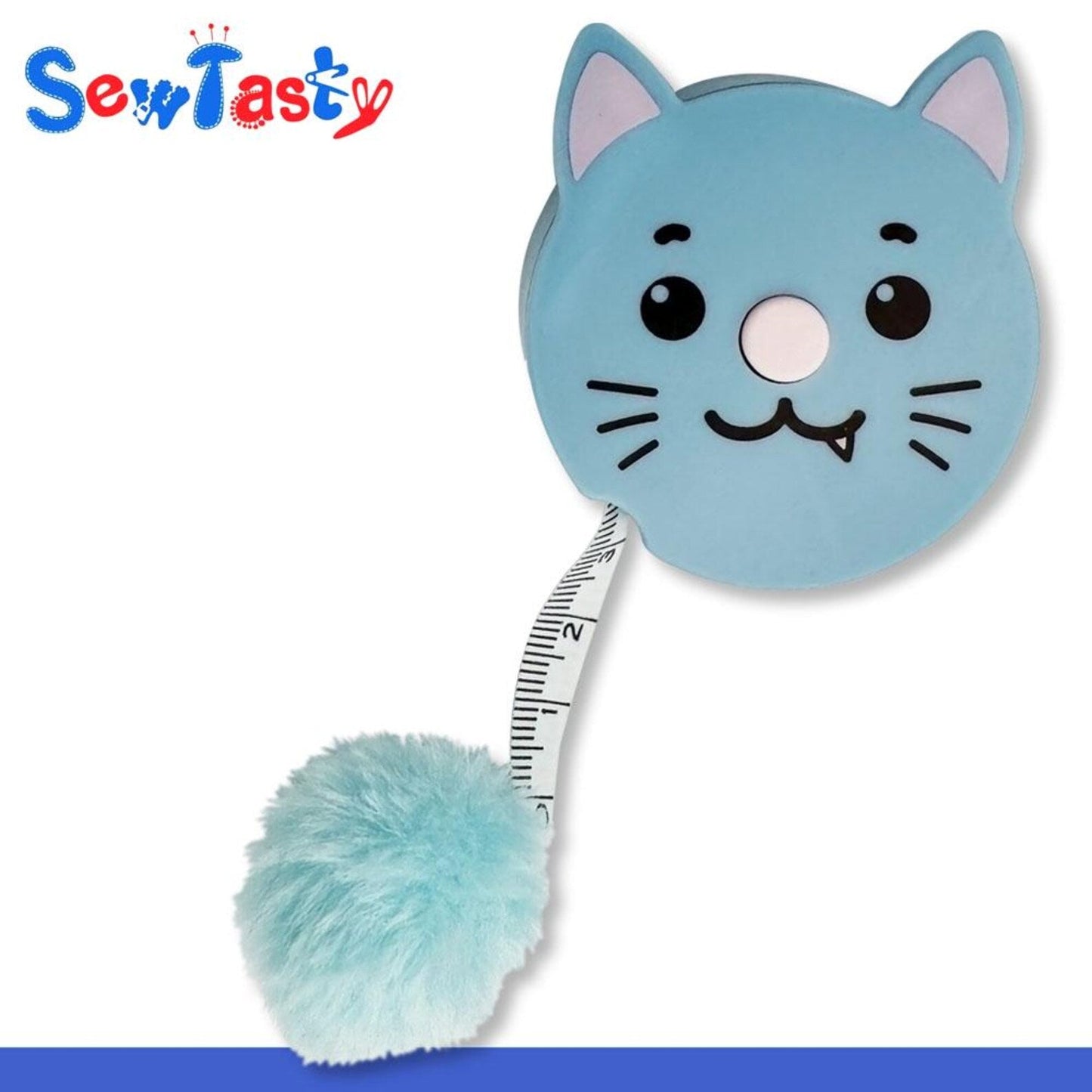 Sew Tasty retractable animal tape measure, 150 cm – for sewing and crafts – available online at Šarlotes Audumi
