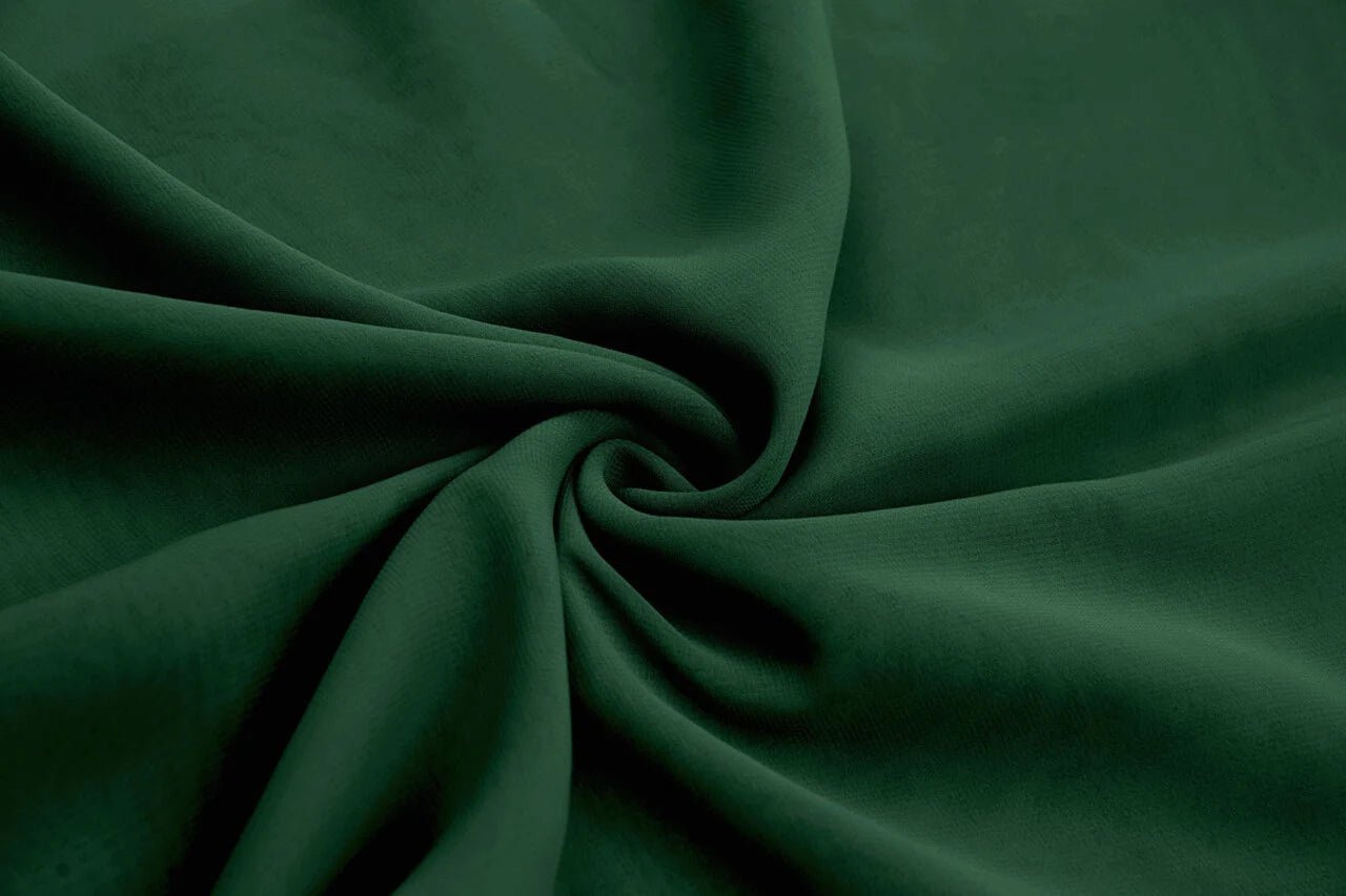 Šifons - tumši zaļš | 150 cm | 80 g/m²