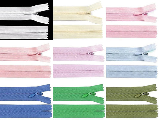 Slēptais rāvējslēdzējs - haki zaļš