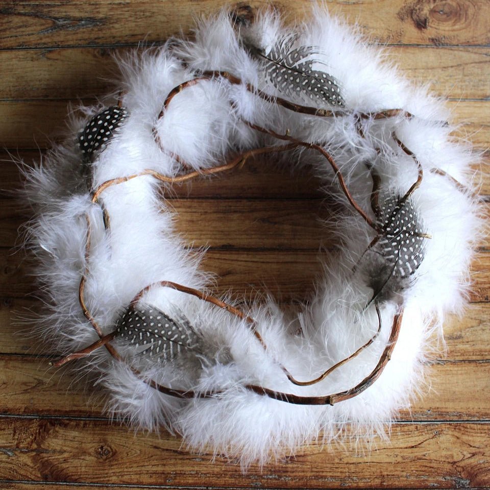 Spalvu boa - melns 2 m