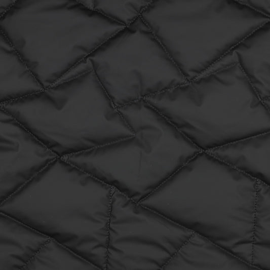 Stepēts vējjaku audums - melns 270 g/m²