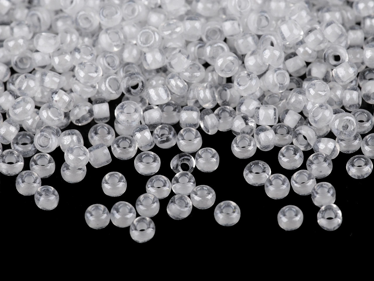 Stikla sēkliņpērlītes 8/0 | 3 mm 50 g| dažādas krāsas