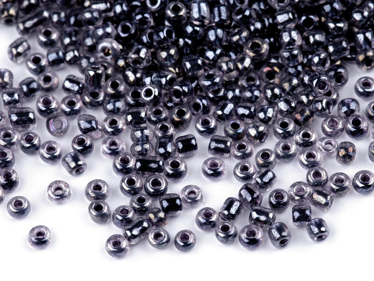 Stikla sēkliņpērlītes 8/0 | 3 mm 50 g| dažādas krāsas