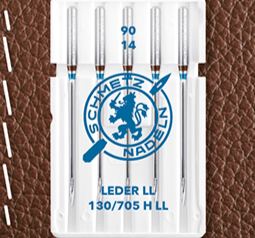 Šujmašīnu adatas ādai SCHMETZ LEATHER - Nr.90 (5gab.)