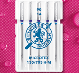 Šujmašīnu adatas smalkiem audumiem SCHMETZ MICROTEX - Nr.90 (5gab.)