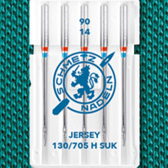 Šujmašīnu adatas trikotāžai SCHMETZ JERSEY - Nr.90 (5gab.)