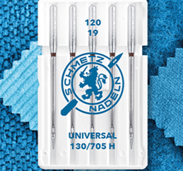 Šujmašinu adatas universālās SCHMETZ UNIVERSAL - Nr.120 (5gab.)