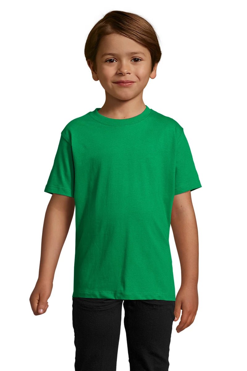 Attēls ar T-krekls bērnu SOL’S Imperial Kids 190 g/m² – pieejams Šarlotes audumi