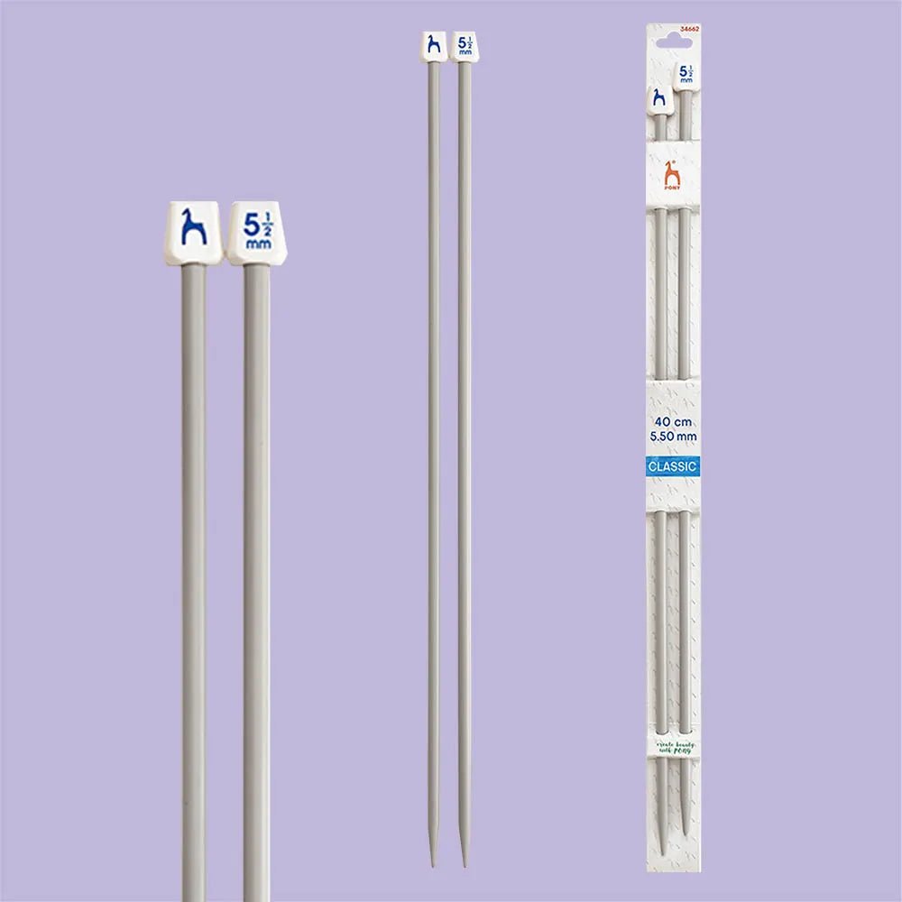 Taisnās adāmadatas Pony 40 cm, izmēri 2 mm - 10 mm