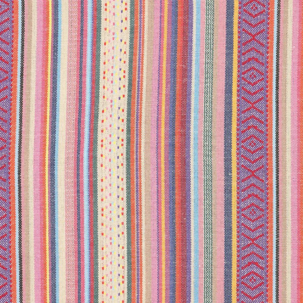 Tautiska raksta audums - gaiši rozā toņi 200 g/m²