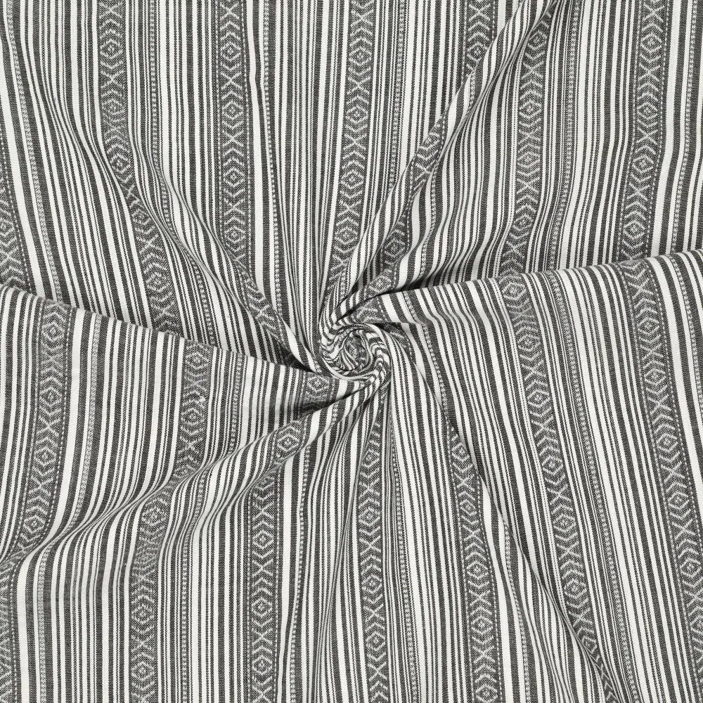 Tautiska raksta audums - pelēcīgie toni 200 g/m²