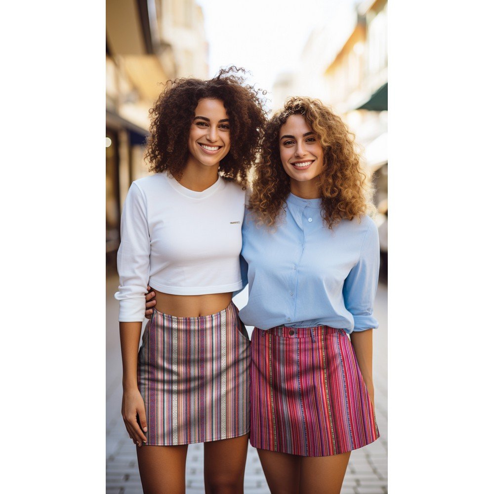 Tautiska raksta audums - rozīgie toni 200 g/m²