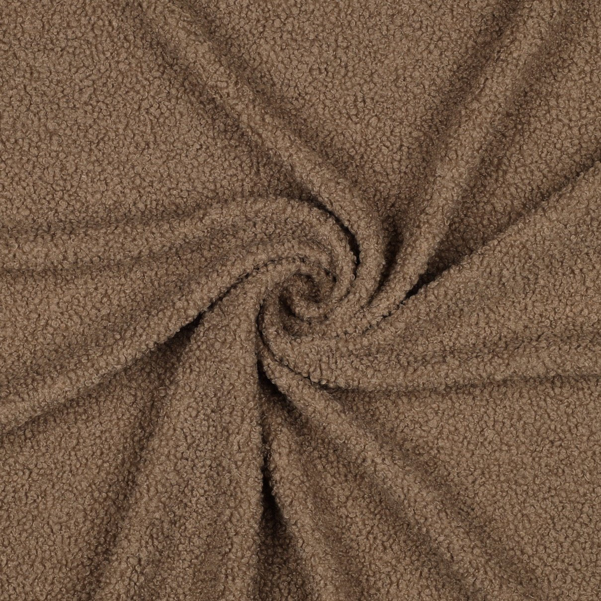 Teddy audums - kafijas brūns 270 g/m²