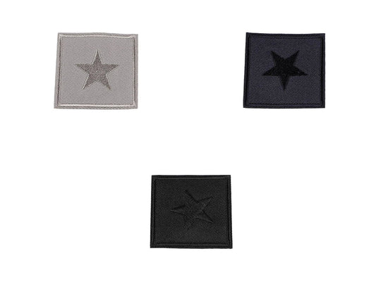 Image avec patch thermocollant, appliqué étoile 5,5 x 5,5 cm – disponible chez Šarlotes audumi