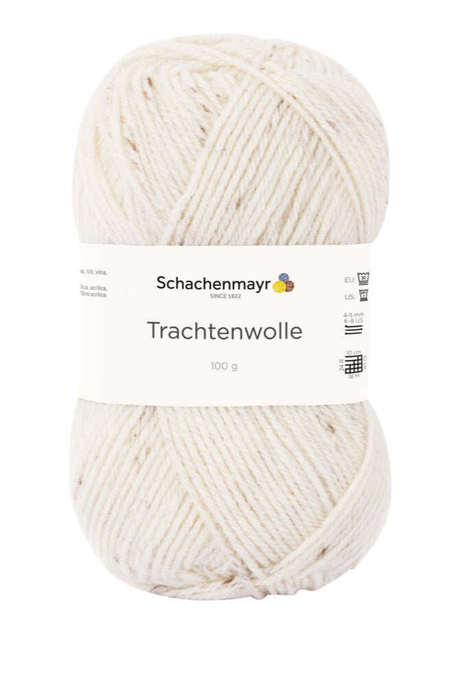 Vilns Dzija Schachenmayr Trachtenwolle 185 m 100 g-gaiši brūns melanžs #00080