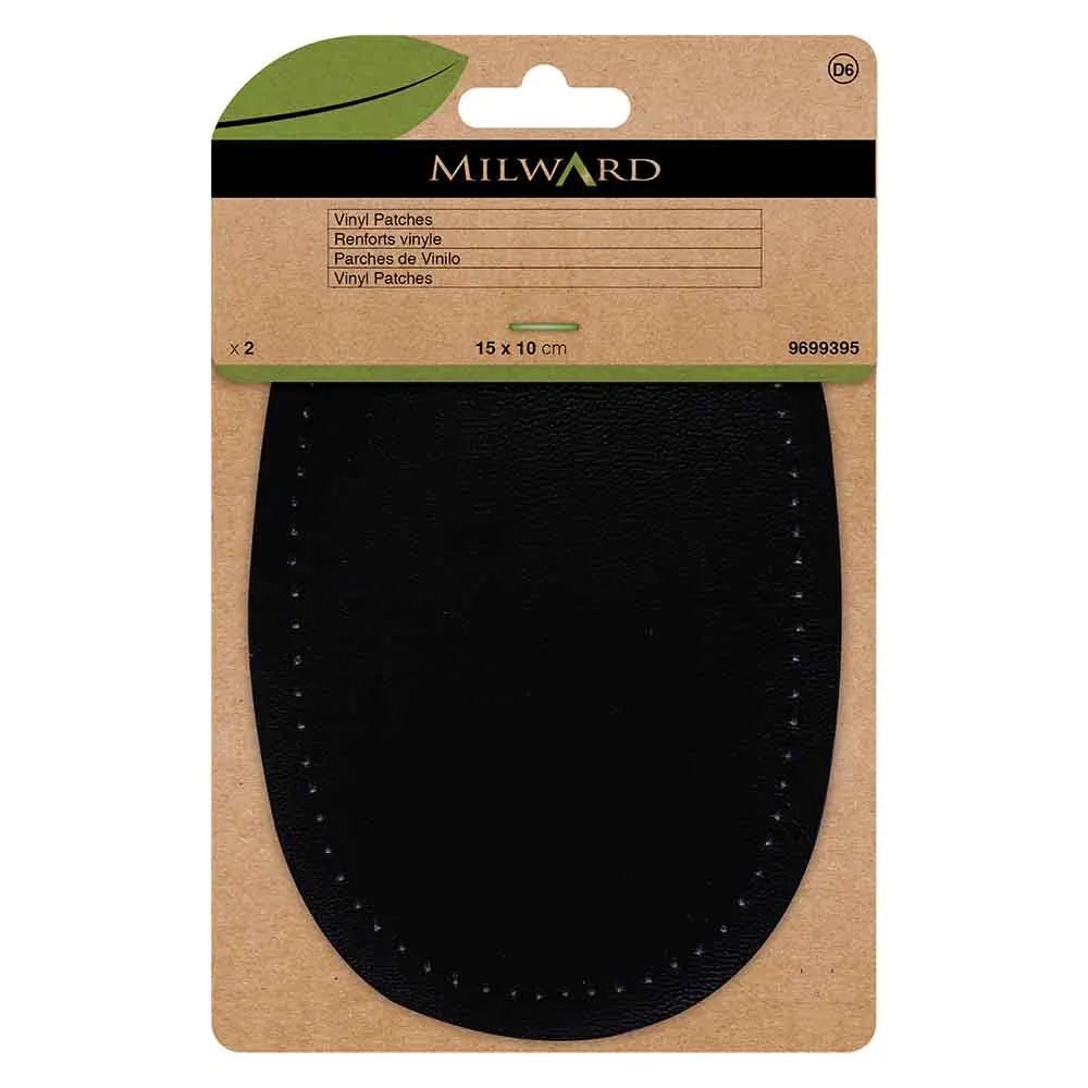 Vinila ielāpi apģērbam Milward 10x15cm - melni
