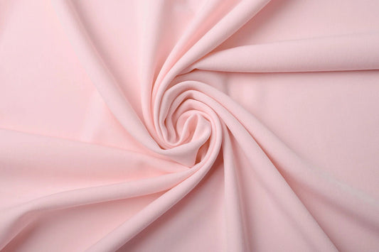 Viskozes kostīmaudums ar elastānu - maigi rozā 275 g/m²