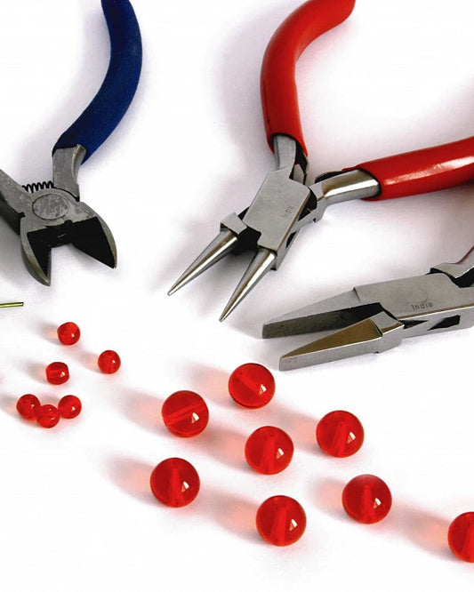 Juvelyrinių replės rinkinys | 3 vnt. | Apvalios | Pjovimo | Plokščios replės