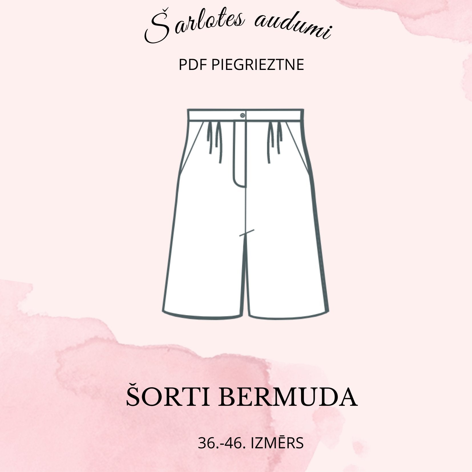 Digitāla piegrieztne-Bermudas šorti