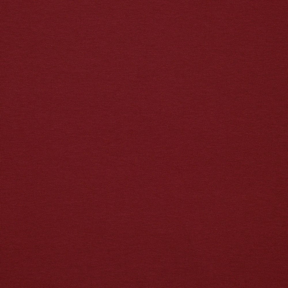 Kokvilnas cilpiņtrikotāža-tumši sarkana 235 g/m² (GOTS sertif.)