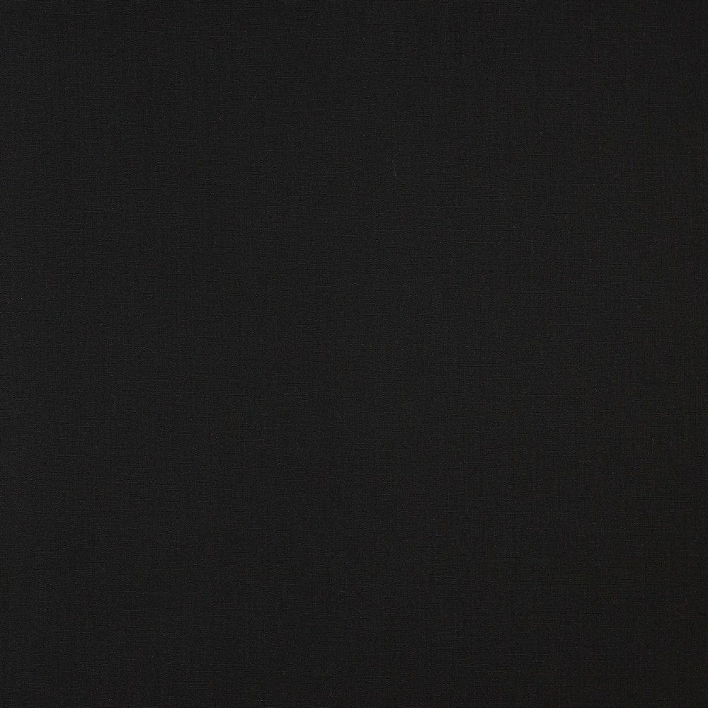 Premium 100% kokvilnas audums-melns 125 g/m²