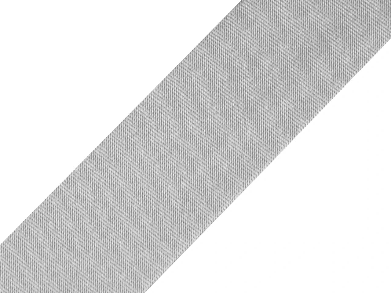 Satīna slīpā diega lenta 20 mm-gaiši pelēka