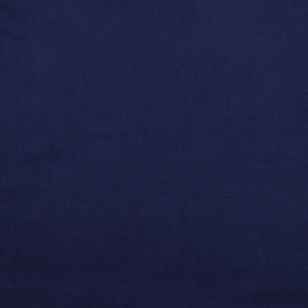 Smalkais Kokvilnas velvets-tumši zila 145 g/m²