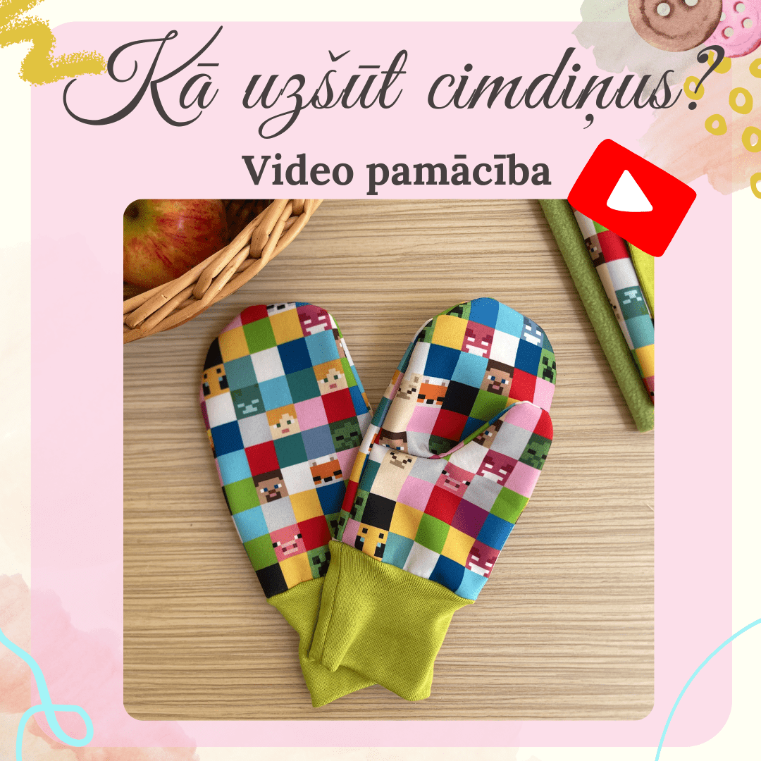 How to sew softshell gloves? (Video tutorial) - Šarlotes audumi