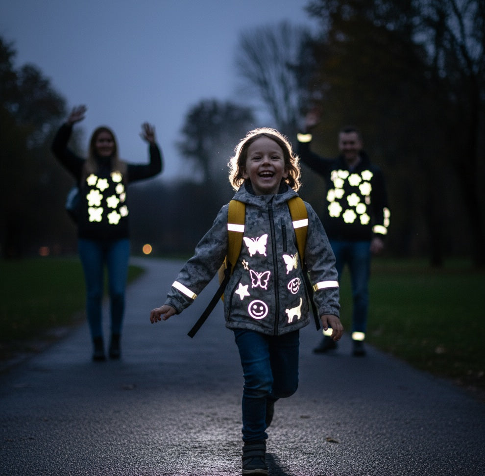 Lyginimui skirti atšvaitai drabužiams