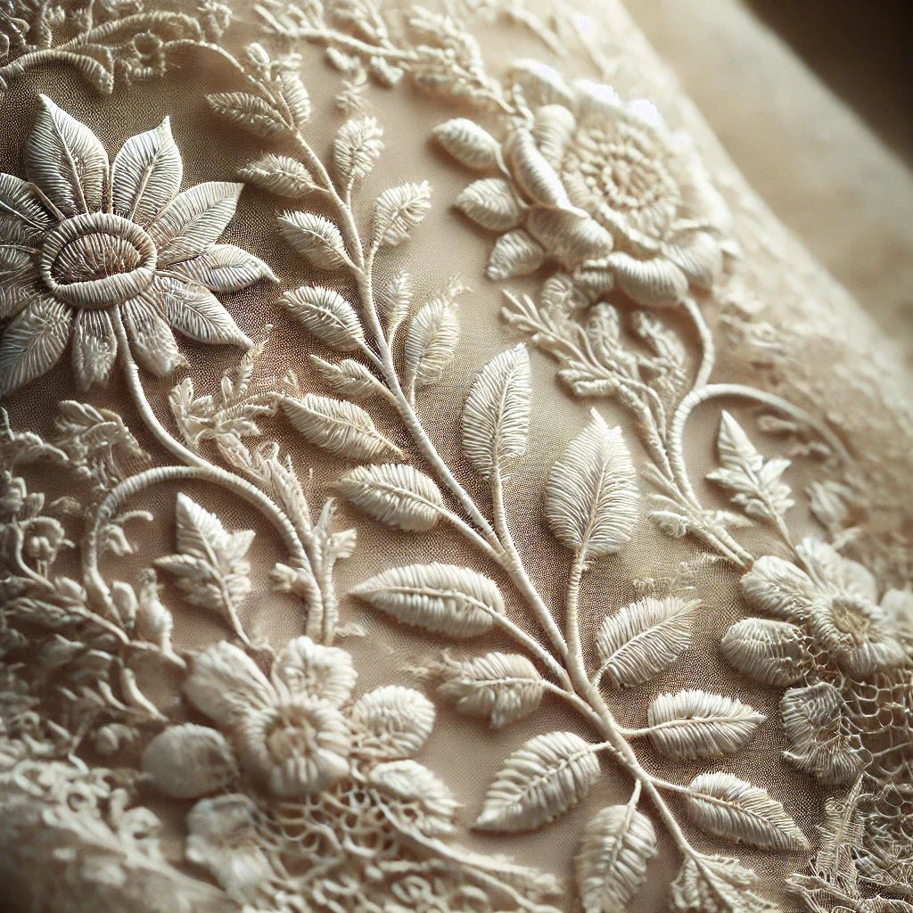 Išsiuvinėta nėriniai