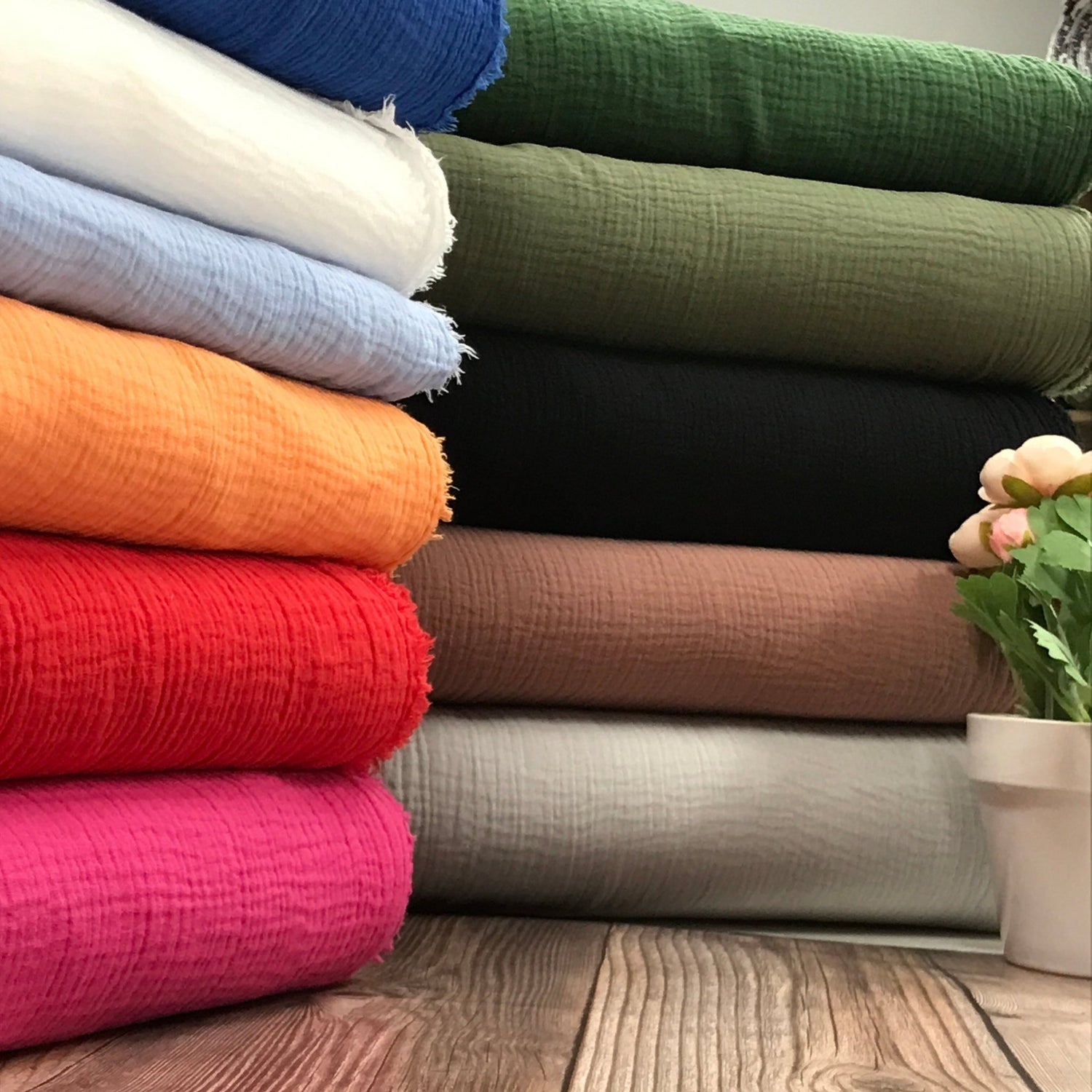 Muslino audinys vienspalvis