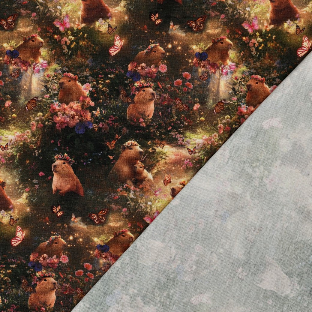 Kokvilnas trikotāža-kapibaras 200 g/m²