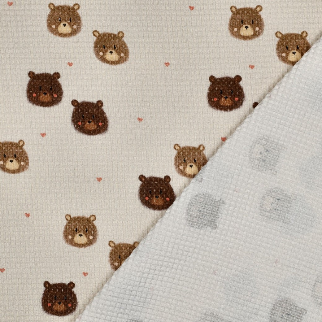 Vafeļaudums-lāči 185 g/m²