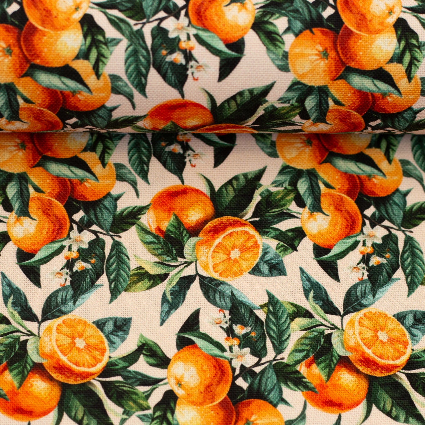 Kanvas audums-mandarīni 200 g/m²