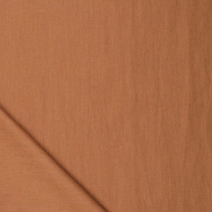 100% Softened Linen Fabric - Cognac 165 g/m²