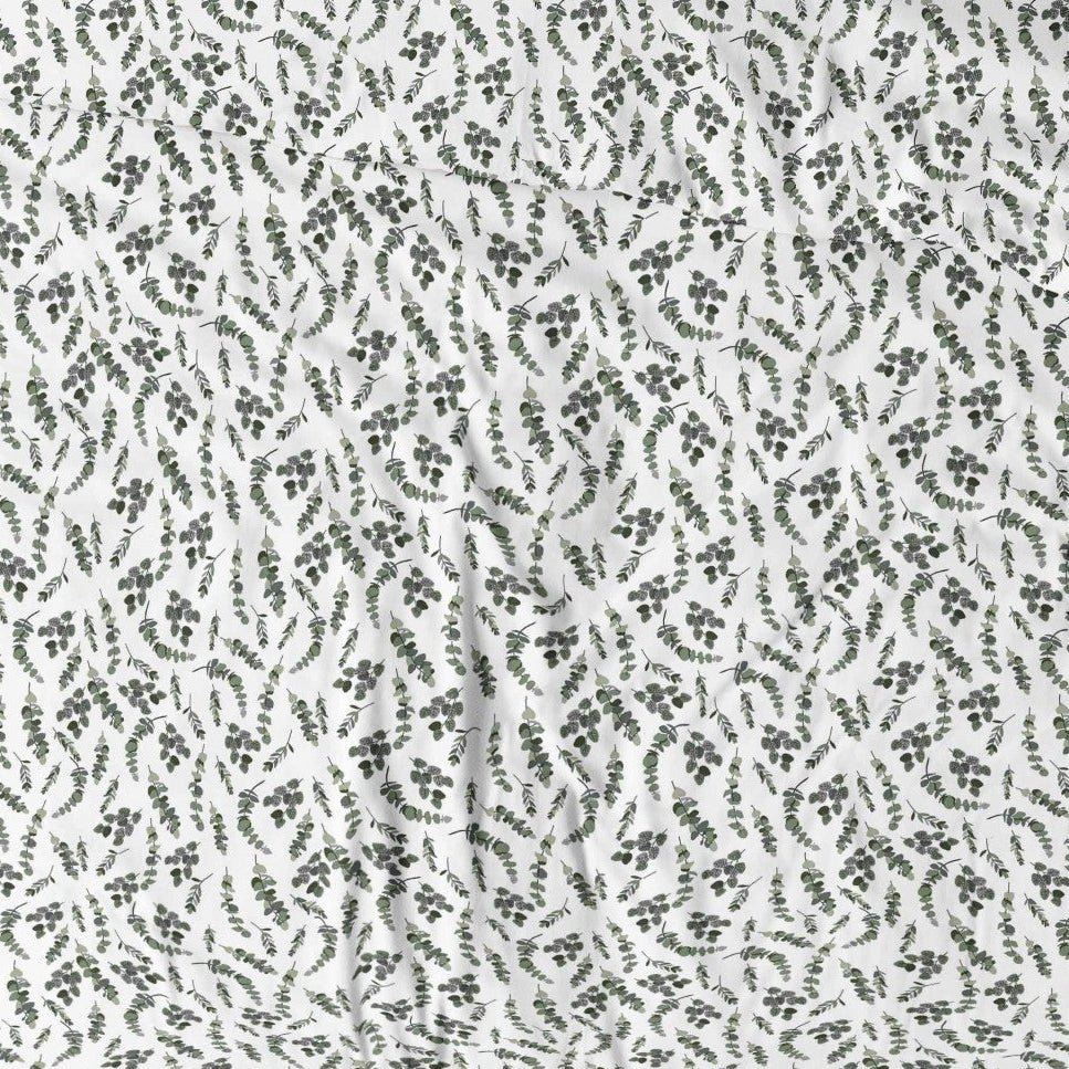 Image avec tissu 100 % coton - eucalyptus 125 g/m² (bientôt) – disponible chez Šarlotes audumi