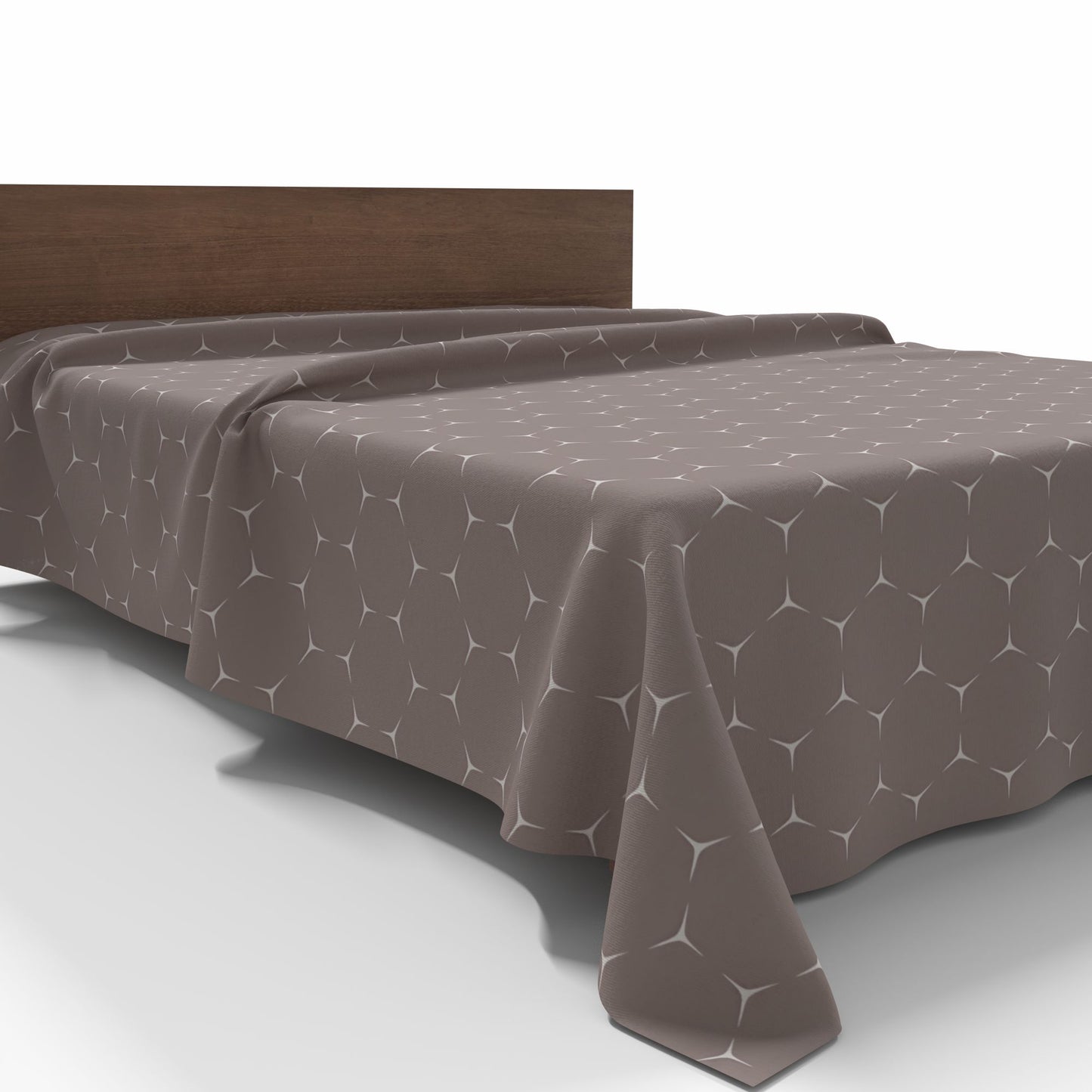 Attēls ar 100% Kokvilnas audums - ģeometriskās šūnas 220cm 146 g/m² – pieejams Šarlotes audumi